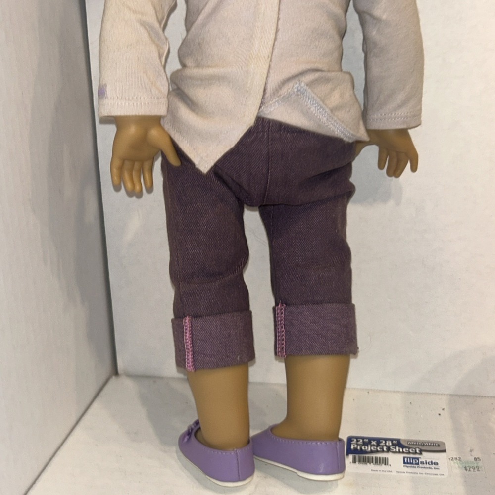 American Girl Doll JLY #55 Doll RETIRED ~ Dark Brown Hair Hazel Eyes Freckles - Picture 8 of 8